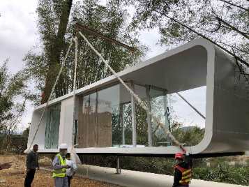 Buy Wholesale China Outdoor Prefab House Living And Working Apple Cabin ...
