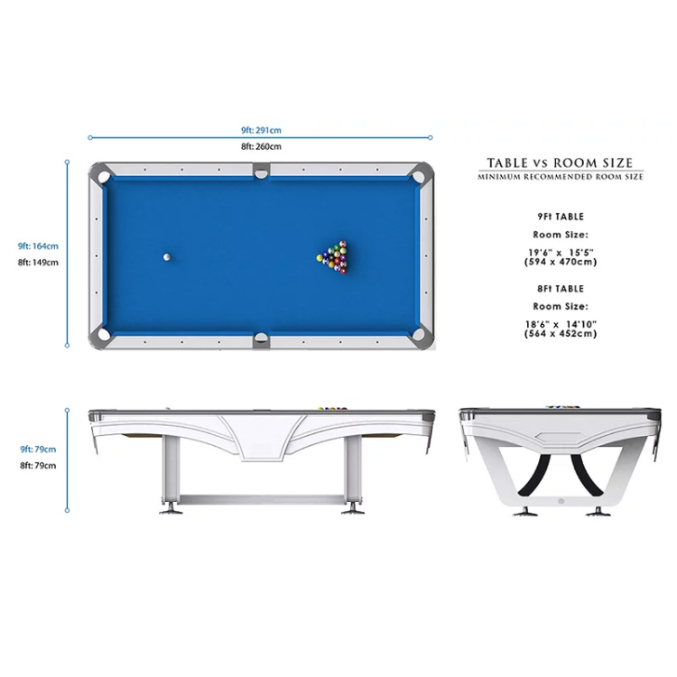 American Frances Billard 3ball 9 Ball Oak Modern Pool Table Factory ...