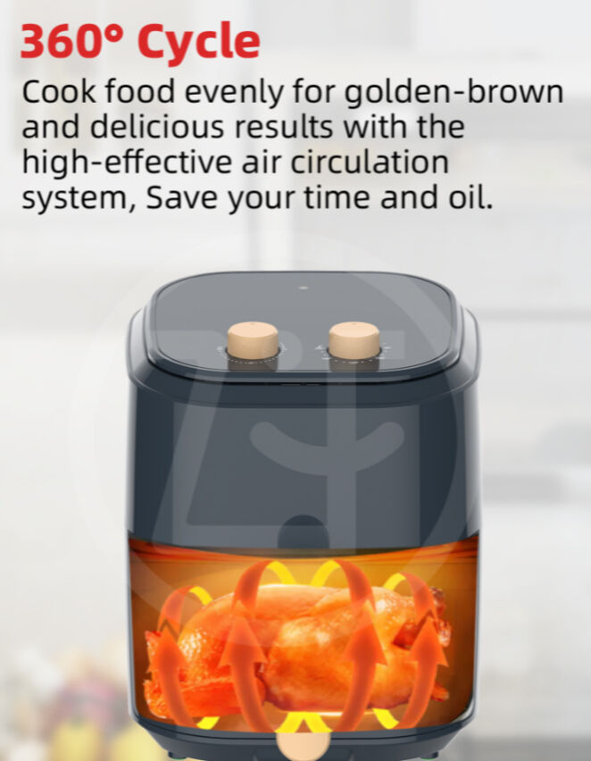 Buy Wholesale China 4.5l Compact Air Fryer The Perfect Blend Of Size