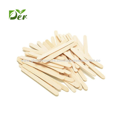 Popsicle Sticks 50Pcs Wooden Craft Ice Cream Stick Ice Lolly