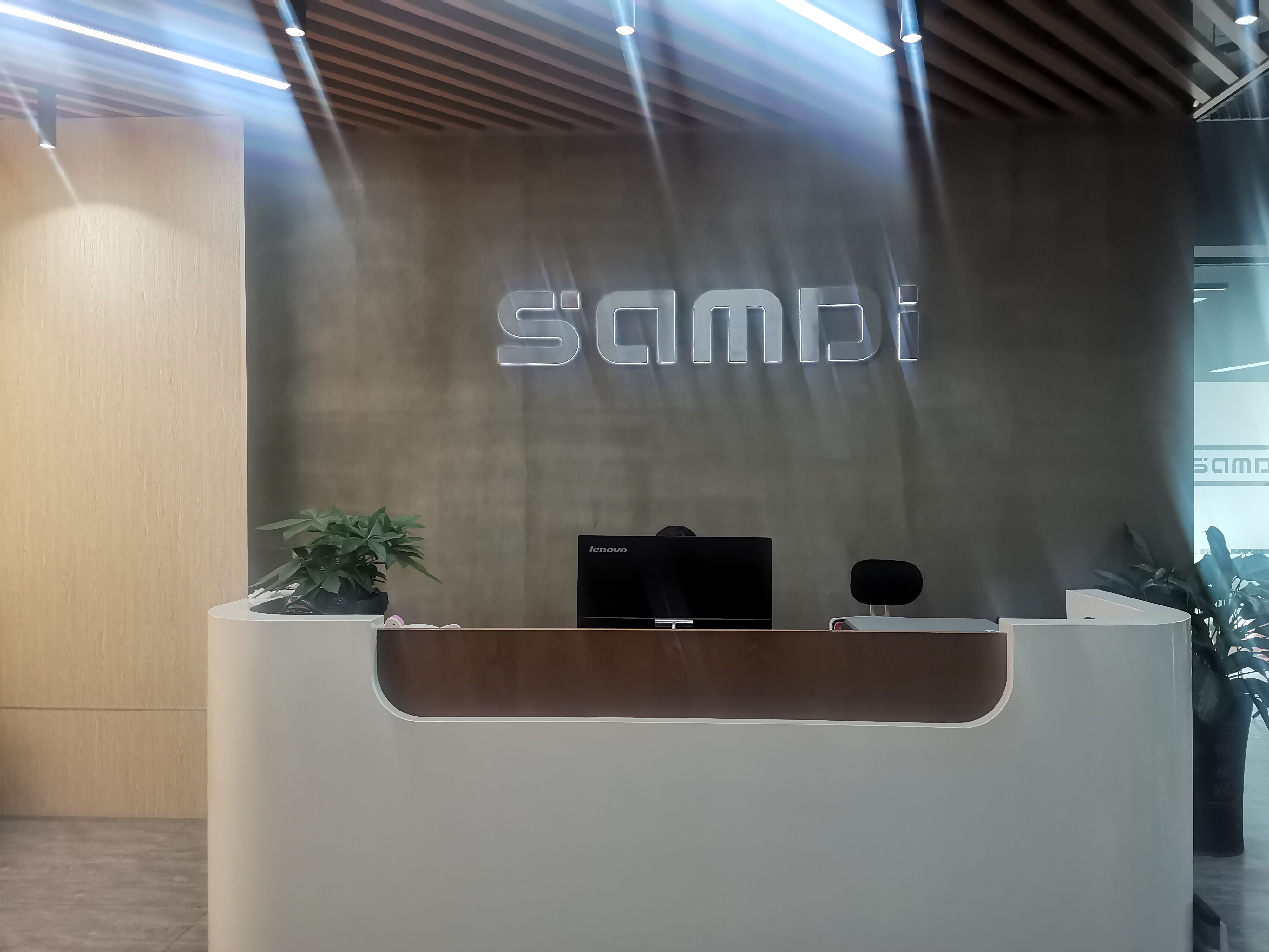 Buy Wholesale China Samdi Bamboo Dual Monitor Stand High Quality Long