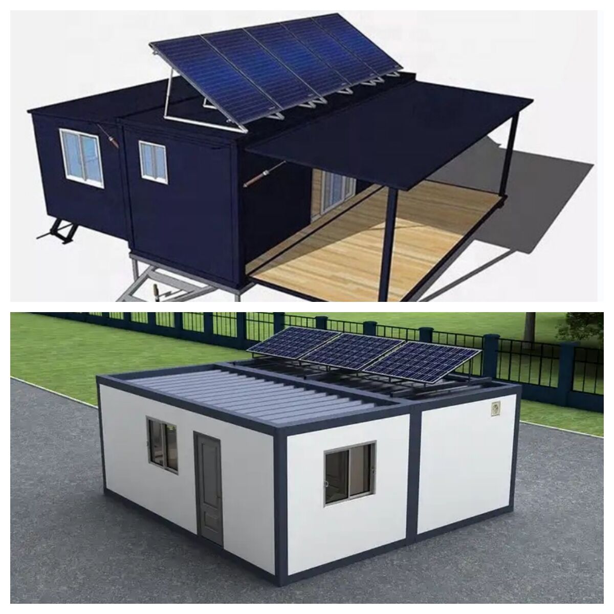 20Ft Folding Container Insulated house with door/windows, only $30/SF with  optional Solar System – Symmetry Company