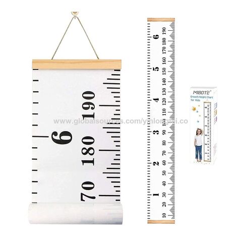 Baby Growth Height Chart, Handing Ruler Wall Decor for Kids