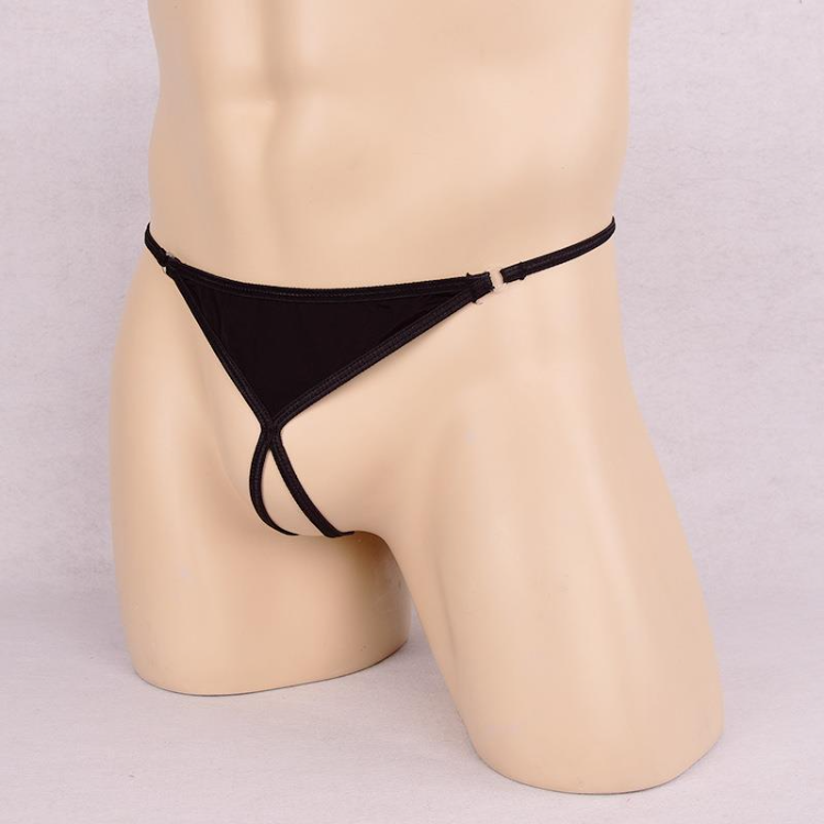 Thong Men Underwear Low Waist Sexy Men Open Crotch Panties