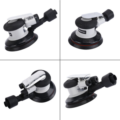 RONGPENG RP7335S 5'' Pneumatischer Exzenterschleifer Druckluftpuffer Poliermaschine für Karosseriewerkstätten