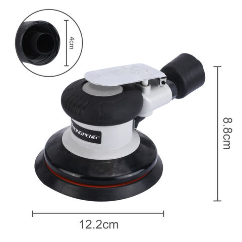 RONGPENG RP7335S 5'' Pneumatischer Exzenterschleifer Druckluftpuffer Poliermaschine für Karosseriewerkstätten