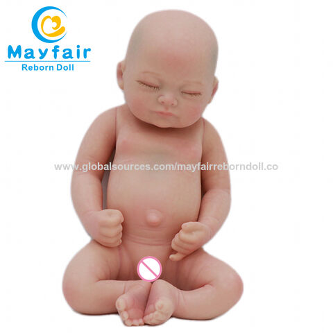 Mini poupée Reborn en silicone pour bébé - Corps complet - Poupée miniature  en silicone - 15,2 cm