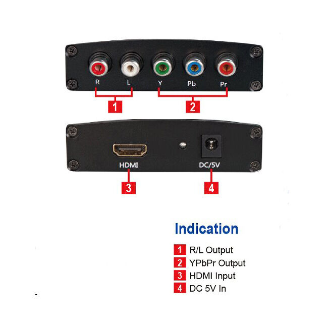 Buy Wholesale China New Arrival Hdmi To Ypbpr + R/l Converter & Hdmi