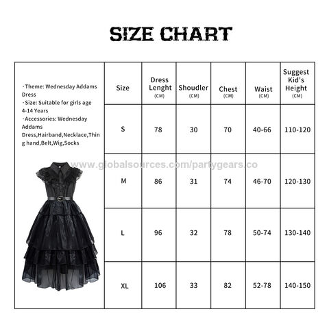 Wednesday Adams Family Cosplay Ball Black Dress Performance Dress(dress +  Belt + Decorative Belt)