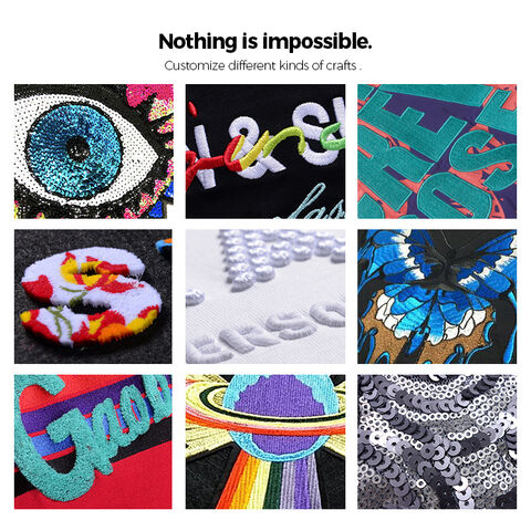 Women'S Clothing T-Shirt Women Patch Embroidered Tshirt Custom T Shirts Your Own Brand