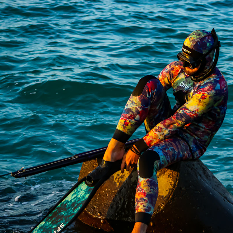 Wetsuits Men Spearfishing Suit Diving Suit 3mm Open Cell Wetsuit Suit  Neoprene