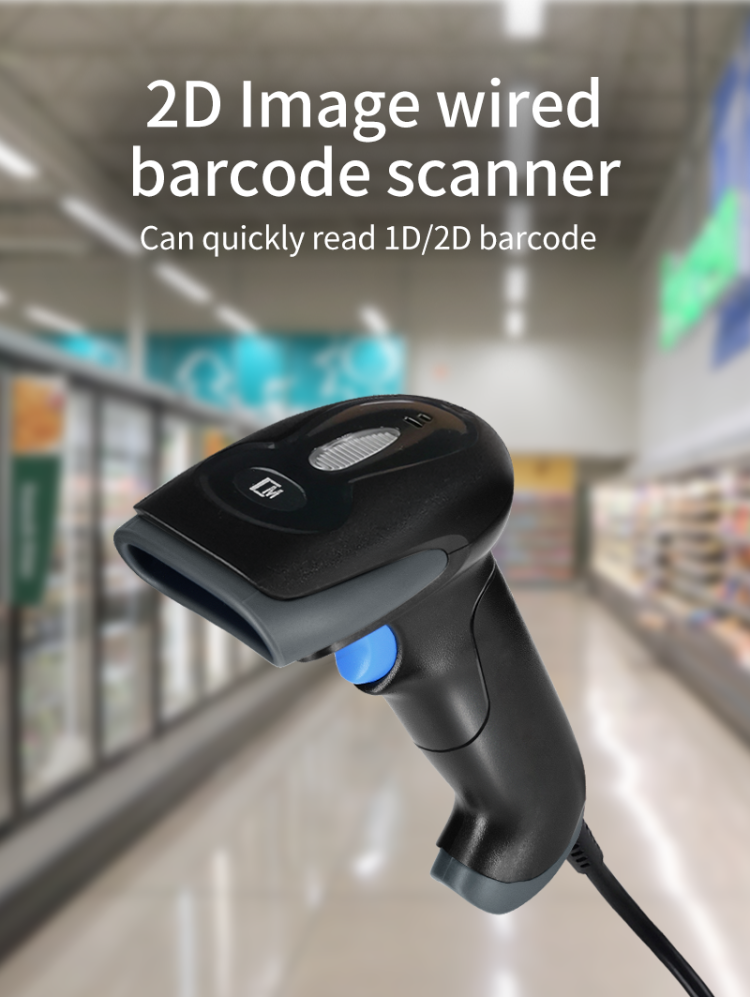 Buy Wholesale China 1d/2d Barcode Scanner Wired Handheld Usb Qr Code ...