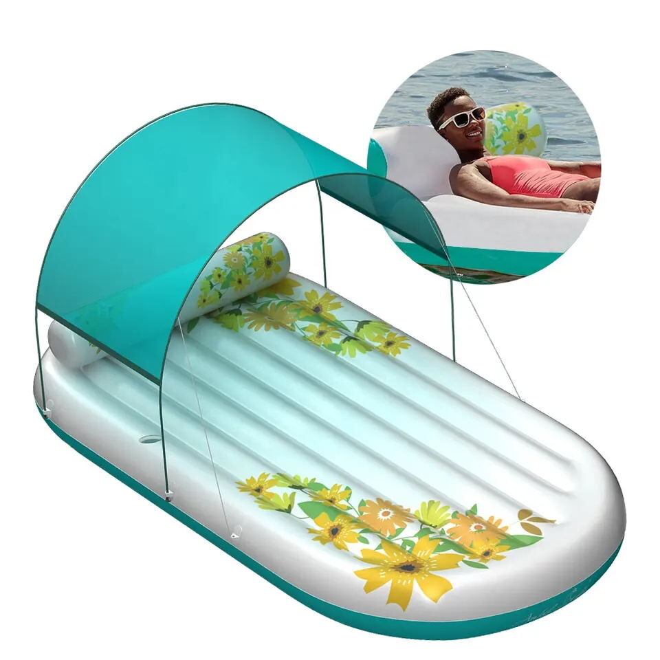 Buy Wholesale China Pool Float,sunshade Pattern Pool Lounge Float