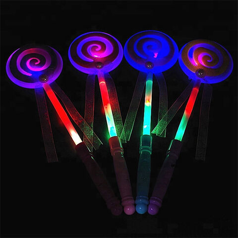 Buy Wholesale China Custom Led Glow Stick Rainbow Led Lollipop Stick Toys Light  Up Candy Glow Sticks Flashing Fairy Wand Stick For Party Christmas & Led  Glow Stick at USD 0.38
