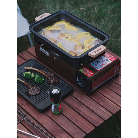 Buy Wholesale China Outdoor Cassette Stove, Portable Cass Hot Pot, Outdoor  Barbecue Stove, Household Butane Gas Stove & Outdoor Cassette Stove  Barbecue Gas at USD 6