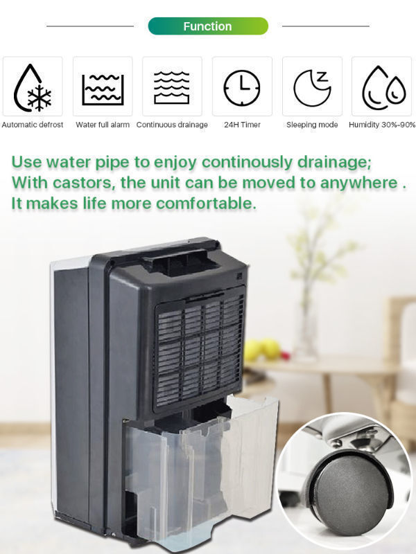 Buy Wholesale Taiwan Pae Dehumidifier Portable Home And Commercial Use 10  To 20 Liters Removal Water Tank & Dehumidifier at USD 150