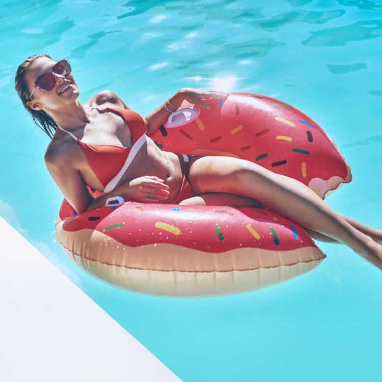 Inflatable Pool Walmart Donut Float Bulk Buy China Wholesale