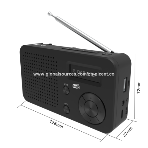 Buy Wholesale China Compact Dab Radio Portable Radio With Dab/dab+