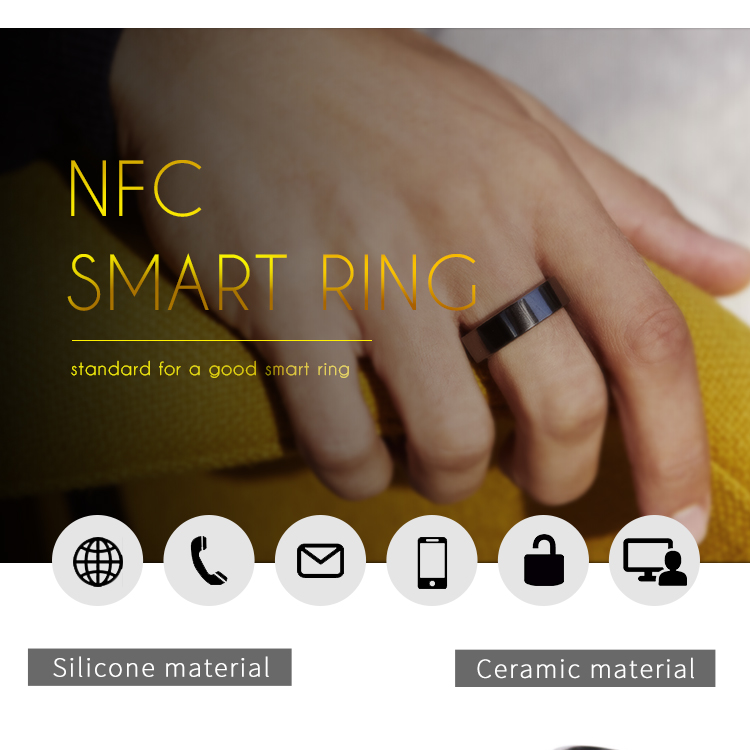 Nfc Smart Ceramic Ring For Payment And Access Control, Access Control ...