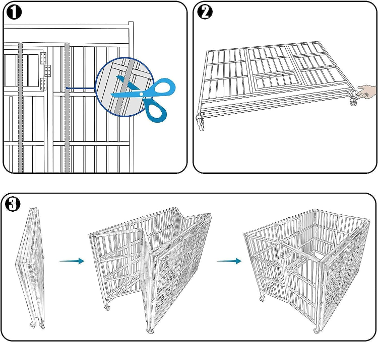 View of Bulk Buy China Wholesale Heavy Duty Stainless Steel Dog Cage Kennel ...