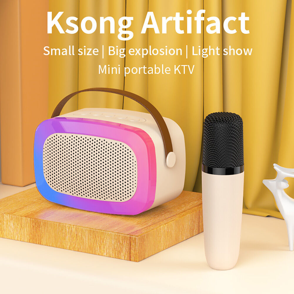 Karaoke Machine, Mini Portable Bluetooth Karaoke Singing Speaker
