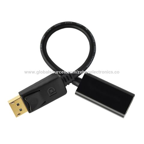 Buy Wholesale China Display Port To Hdmi Converter Cable Male To Female Port  Compatible With Pc, Monitor, Projector, Hdtv & Adapter at USD 3