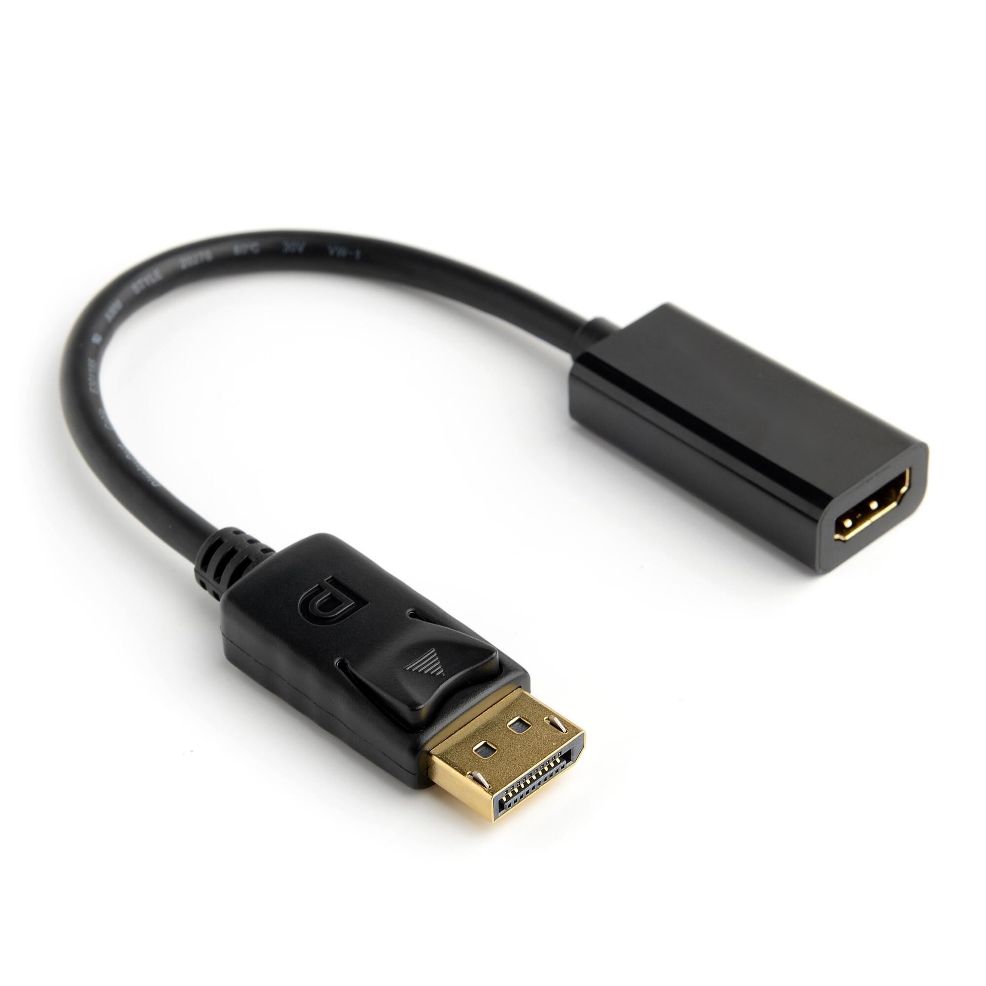 DisplayPort to HDMI Adapter, Display Port to HDMI Cable(Male to Female) for  DisplayPort Enabled Desktops and Laptops Connect to HDMI Displays (1 Pack