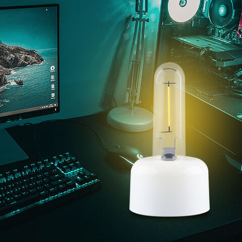 Bombilla LED de noche, lámpara Retro recargable por USB, luminaria de bola,  escritorio de escritura, luces de mesa, lámpara portátil, decoración de  mesita de noche - AliExpress