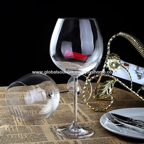 Buy Wholesale China Custom Size Luxury Goblet Wine Glass Custom Red Big  Wine Glass Goblet Round Bottle Restaurant Wine Glass Crystal For Party & Wine  Glasses at USD 0.91