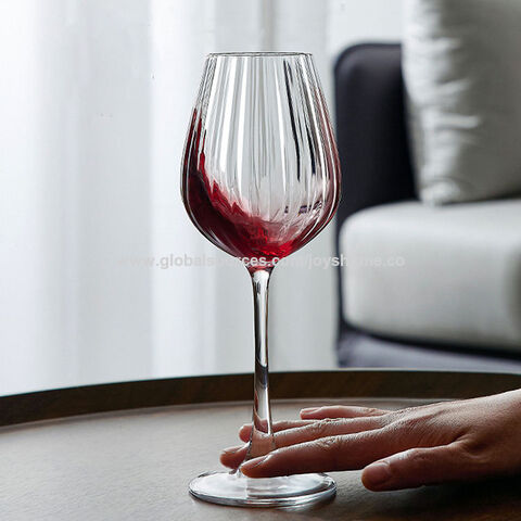 Verres à vin créatifs de forme demi-ronde, verre, demi-verre de tasses à vin