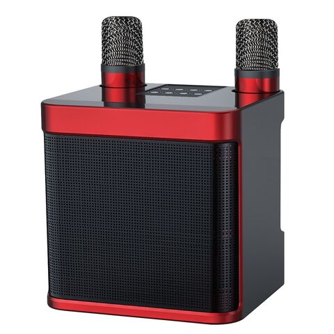 Altavoz Karaoke Bluetooth + 2 Mic. Inalámbricos c/ Mod. Voz Y-11