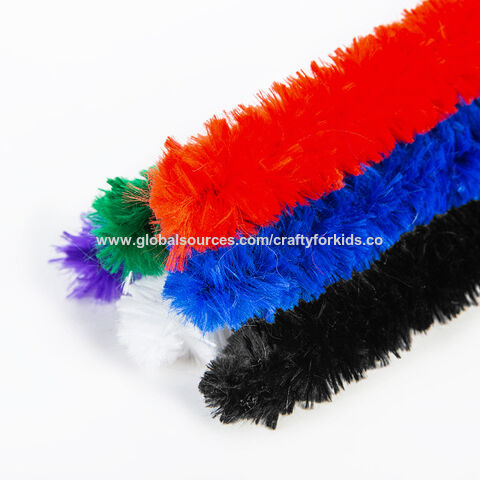 Buy Wholesale China Sunflowers 3cm 12 Thick Jumbo Chenille Pipe Cleaners  For Crafts Supplies Kids Diy Art Decoration & Chenille Pipe Cleaners at USD  0.042