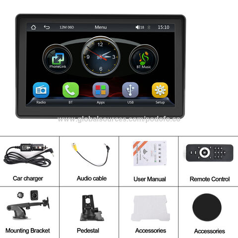 Universal 1 DIN Android 10 Radio para coche autoradio 7' retráctil Pantalla  táctil GPS WiFi Bt FM RDS Aux Stereo Auto Radio - China Car MP5 Player, 7  pulgadas MP5