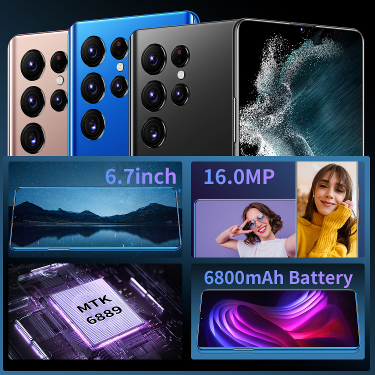 Buy Standard Quality China Wholesale 2023 New S22uitra 7.2 Inch Screen ...