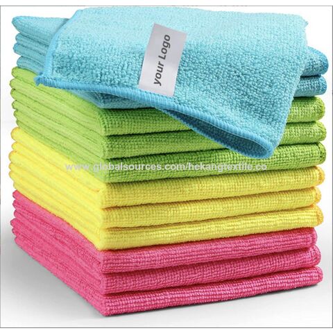 Buy Wholesale China Oem 12x12 Household Cleaning Microfiber Towels Kitchen  Towel & Towel at USD 0.3