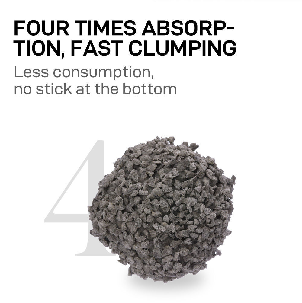 Beautiful view of Clumping Tofu Cat Litter Unparalleled Microbial Clumping