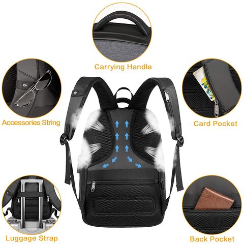 Buy Wholesale China Eva Hard Shell Laptop Backpack 15.6 Inch Password Lock  Backpack Customized Daypack & Eva Password Lock Backpack Bag at USD 11.5