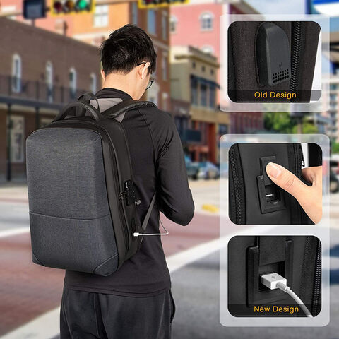 Buy Wholesale China Eva Hard Shell Laptop Backpack 15.6 Inch Password Lock  Backpack Customized Daypack & Eva Password Lock Backpack Bag at USD 11.5