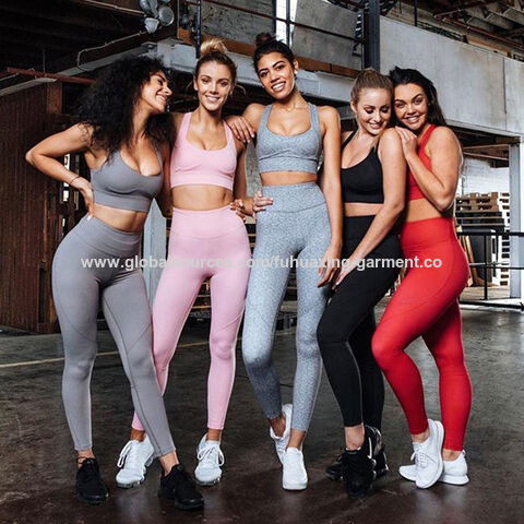 Buy China Wholesale Odm/oem Sexy Women Active Wear Recycled Fabric Yoga Sports  Bra And Leggings & Recycled Fabric Active Wear $8