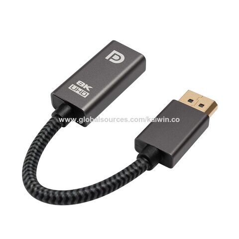 HDMI 2.1 till DisplayPort 8K 60Hz Active Adapter