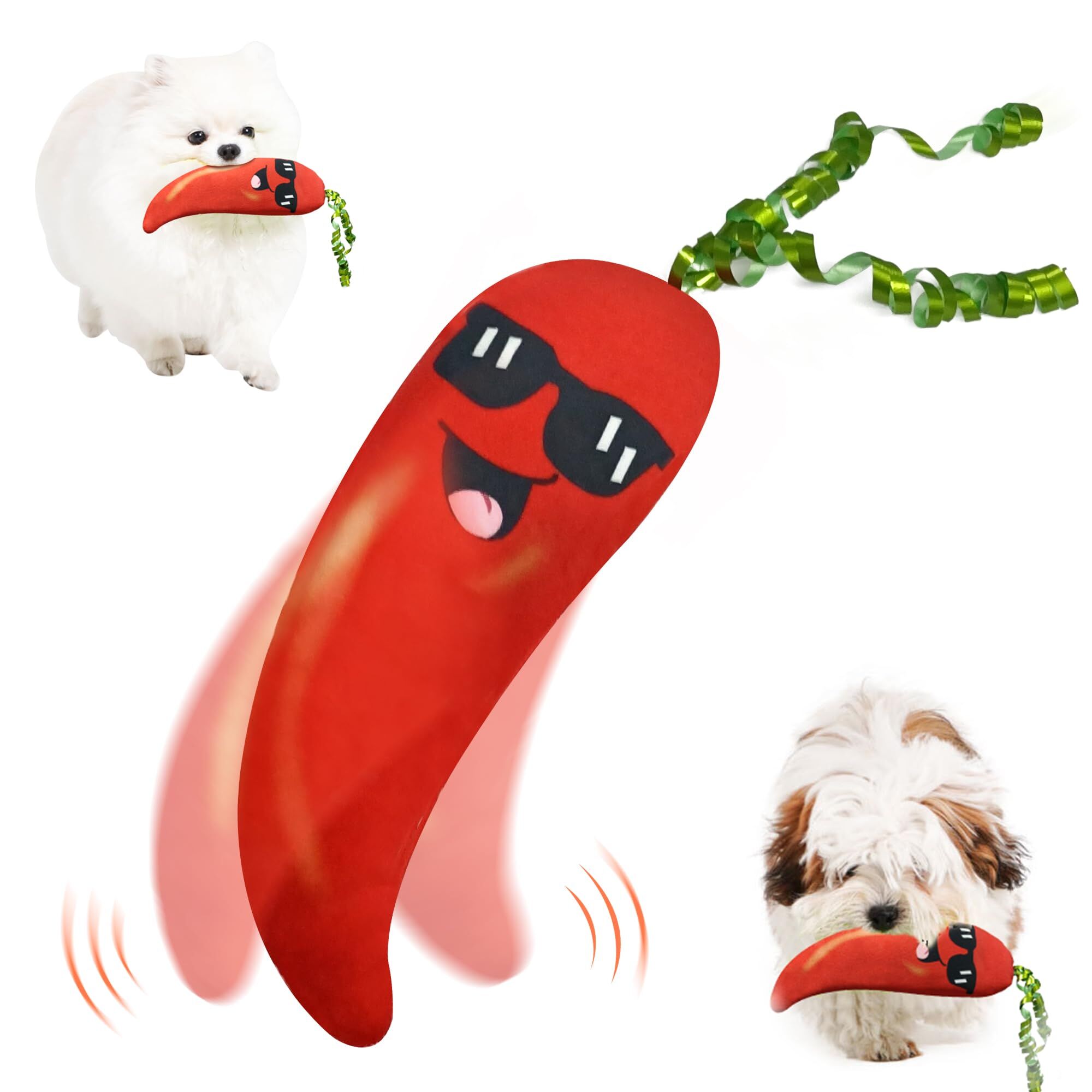 Funny Pet Interactive Toy Chili Corn Shape Rechargeable Moving Cat