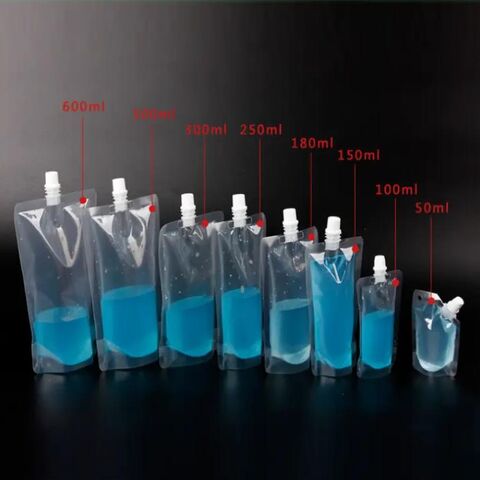 Compre Bolsa Doypack De 250 Ml Con Boquilla Para Jugos Y Bebidas