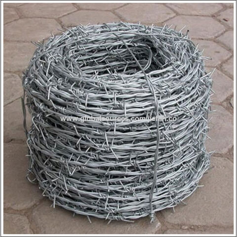 Barbed wire clearance galvanized