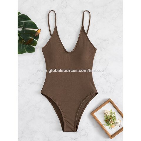 Compre Mulheres Benchwear Uma Peça Rib Tie Back One Piece Swimsuit