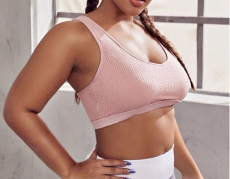 Women High Impact Support Bounce Control Plus Size Workout Sports