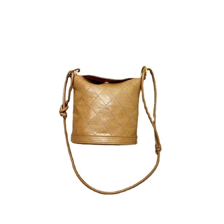 Buy Wholesale China (wd13127)lady Fashion Embroidery Bucket Bag Knot  Shoulder Straps Handbag For Women & Lady Handbags at USD 11.9