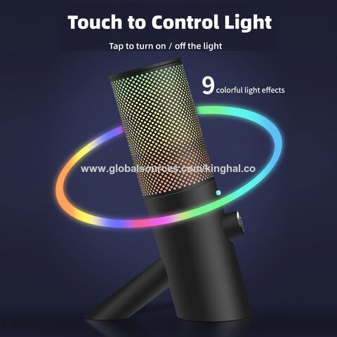 Microphone de Bureau à Condensateur Filaire de Haute Qualité avec Port Type C pour Réunions, Conférences, Jeux et Enregistrement