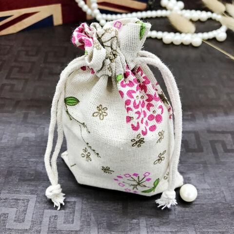 100pcs custom logo print jewelry pouches personalized small business  packaging drawstring microfiber ring earings gift bags