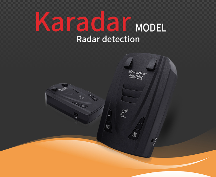 Rader Signal Button Car Speed Rader Detector Car Anti Radar Detector With English Voice ...