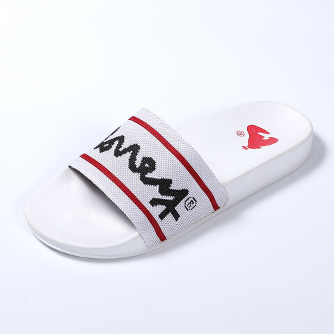 Wholesale Factory Direct Logo Pattern Unisex Black Plain Men's EVA PVC  Sandals Slides Custom sale Printing Slippers From m.